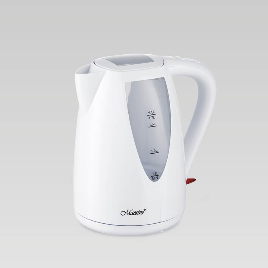 Електрочайник Maestro MR-043 1.7 л, прихований нагрівач, індикатор рівня води та захист від перегрівання, фото 1