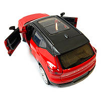 Машина металева Автопром 1:32 Volvo XC40 Recharge, червона, бат., світло, звук, відкр.двері, 14*5,5*4 см (68411), фото 7