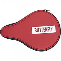 Чехол на ракетку для настольного тенниса Logo Case Round Butterfly 9553801119, red, Toyman