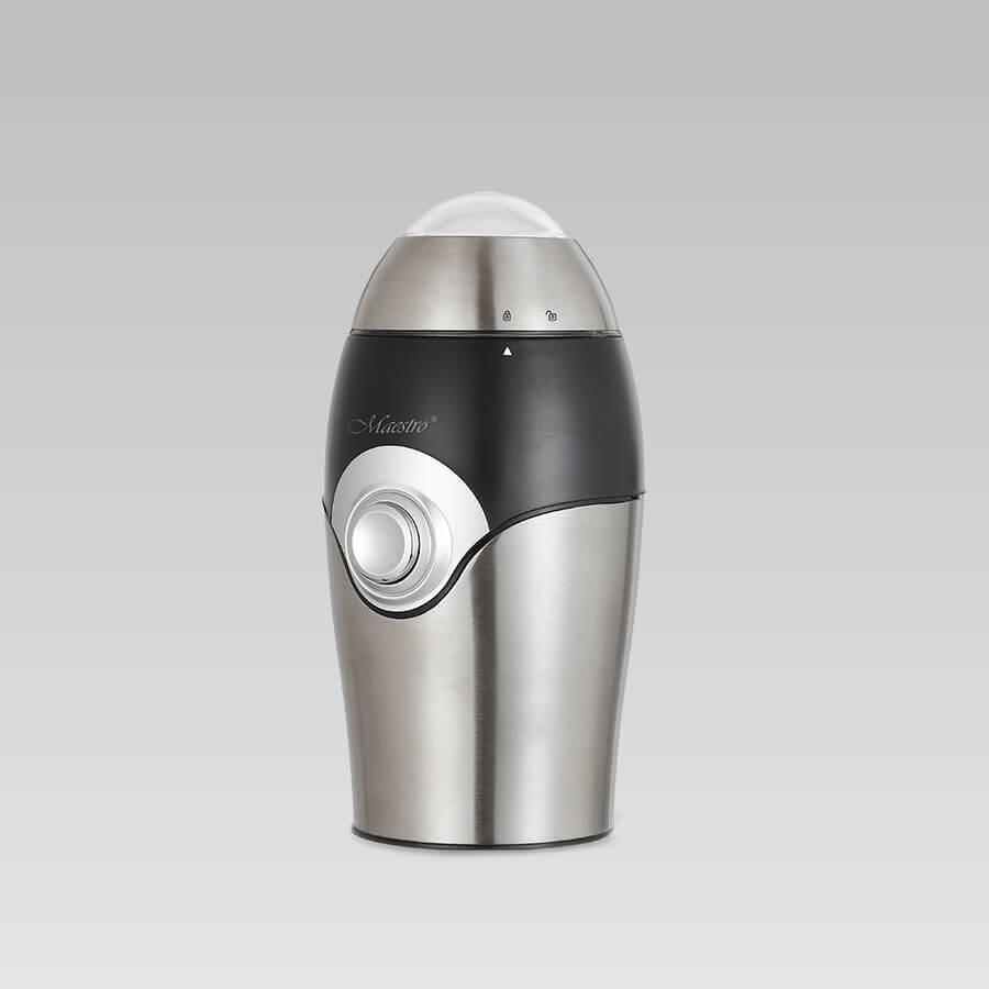 Електрична кавомолка Maestro MR-451 150W з неіржавкої сталі, система блокування, імпульсний режим, подрібнення кави та спецій, фото 1