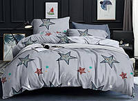 "звезды" Комплект постельного белья евро размер 200/220 см, нав-ки 70/70,ткань сатин