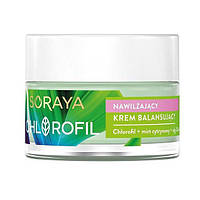 Увлажняющий и балансирующий крем для молодой кожи Soraya Chlorofil Moisturizing Balancing Cream 50ml