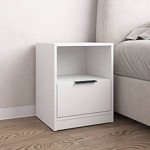 Тумба приліжкова VAYS M-31, з шухлядою та полицею, ЛДСП, 40х35х50 см – для спальні
