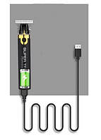 Тример для стриження волосся VGR V-082 PROFI (3 насадки, USB-зарядка, акумулятор Li-Ion 2500 mAh), фото 3