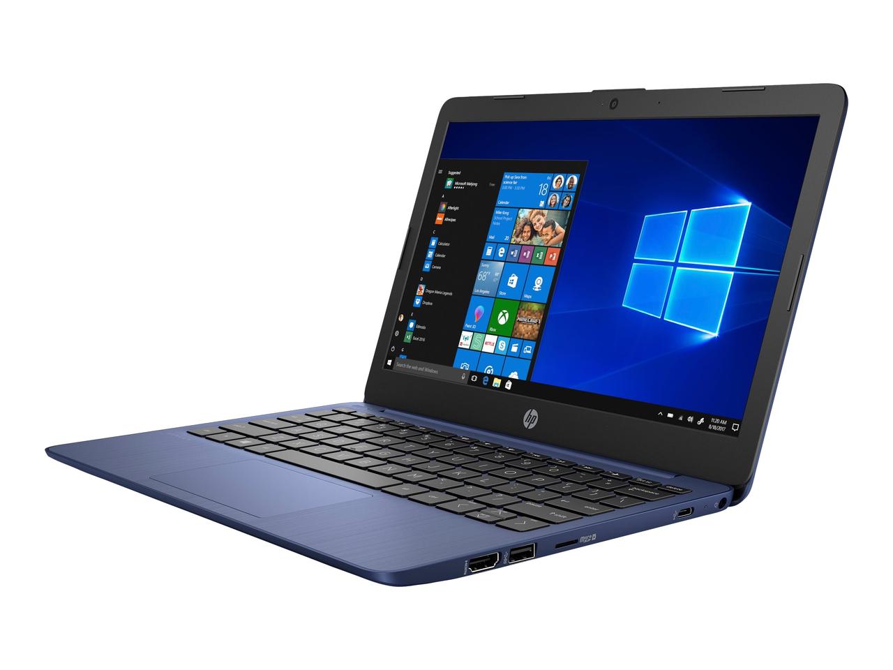 Ноутбук HP Stream 11.6" HD 4/32GB, N4000 (11-ak0010nr) Синий