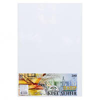 Від 4 шт. Папір для креслення А4 AmberGraphic "Графіка" 10 аркушів, 200г/м², в п/п пакеті купити дешево оптом в інтернет-магазині