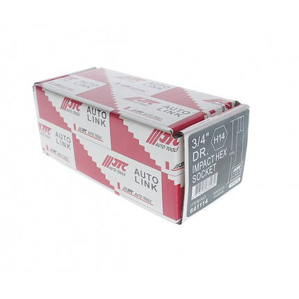 Головка HEX 14 мм L = 100 мм ударна 3/4" 641114 JTC, фото 3