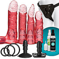Crystal Jellies Set набір гелевих страпонів Vac-U-Lock by Doc Johnson