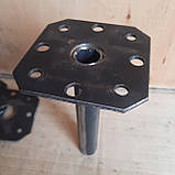 Фланець універсальний під шестигранник 23 мм для ступиці (напівосі) мотоблоку, фото 4