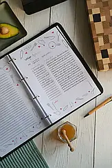 Книга для записів кулінарних рецептів "Recipe book" А6 16,5х13см