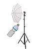 Постійне студійне світло Prolight 150 Вт. парасолька на просвіт 90 см, фото 2