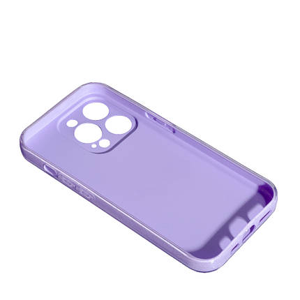Силіконовий чохол Summer Vibe для Apple iPhone 14 Pro Purple, фото 3