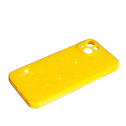 Силіконовий чохол Summer Vibe для Apple iPhone 14 Yellow, фото 3