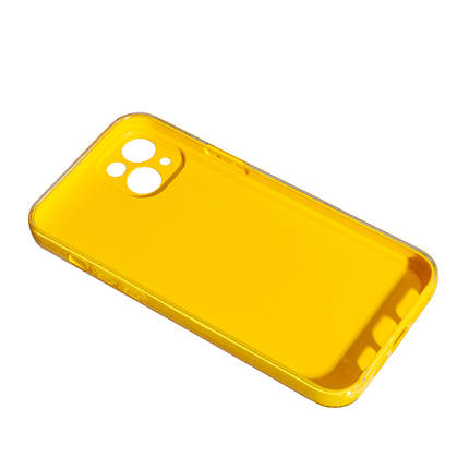 Силіконовий чохол Summer Vibe для Apple iPhone 14 Yellow, фото 4