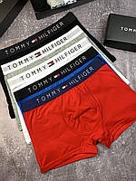 Набор мужских трусов Tommy Hilfiger из 3 штук в подарочной коробке/3 удобных боксерок