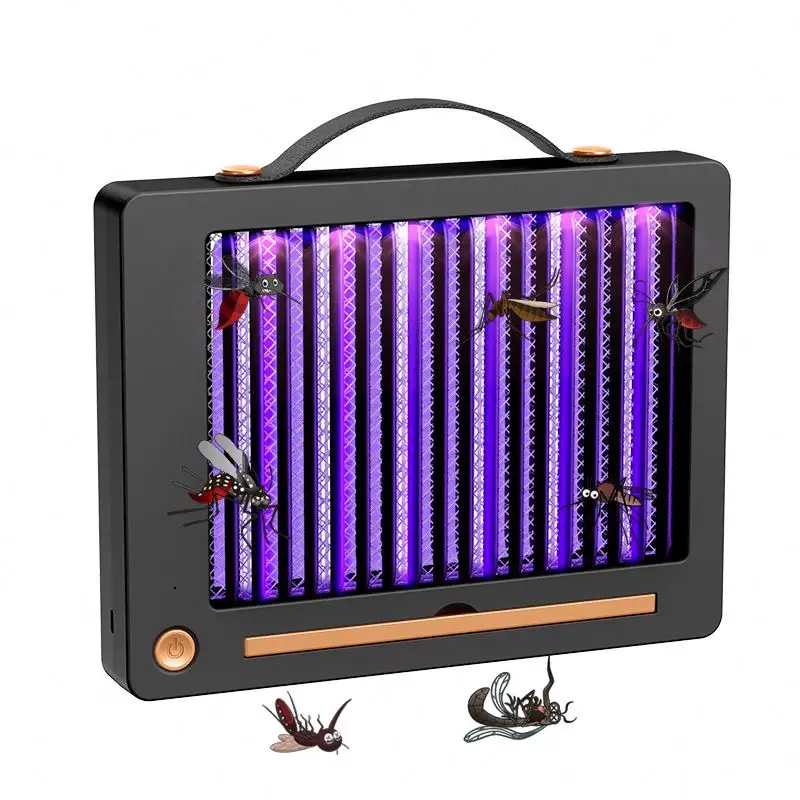 Портативна лампа для знищення комарів електрична Electric Shock Mosquito Lamp