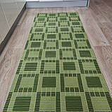 Якісний рулонний мірний килимок для Ванної, Туалету, Кухні, Коридору Доріжка ширина 80 см Аквамат роздріб, фото 2