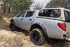 Пластикові розширювачі арок Mitsubishi L200 2006-2015 (Фендера/ABS пластик), фото 5