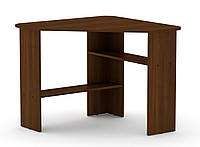 Стол письменный Ученик-2 орех экко Компанит, угловой письменный стол для дома и офиса
