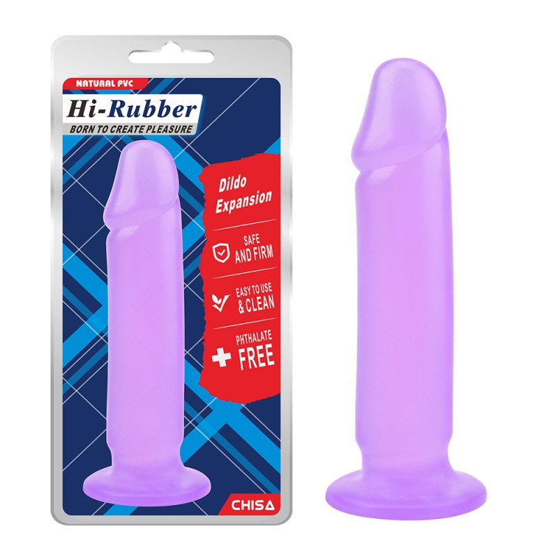Фіолетовий анально-вагінальний стимулятор Dildo Expansion Bomba💣