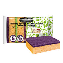 Губка кухонна York BACTERIA STOP 5шт/уп, фото 3
