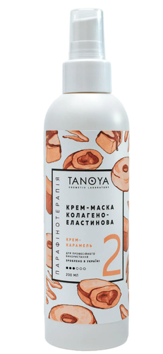 Крем-маска колагеново-еластинова крем-карамель Tanoya Таноя 200 мл*, фото 1