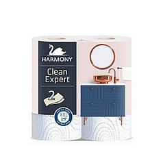 Рушник кухонний паперовий HARMONY CLEAN EXPERT 35м 2шт/уп двошарове