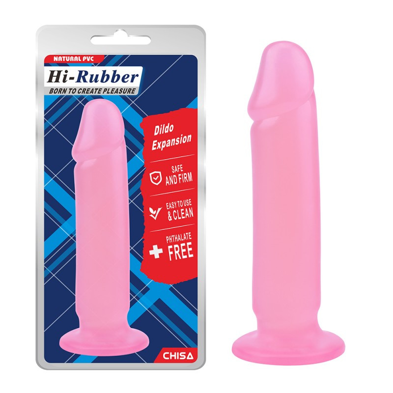 Анально-вагінальний стимулятор рожевого кольору Dildo Expansion Bomba💣