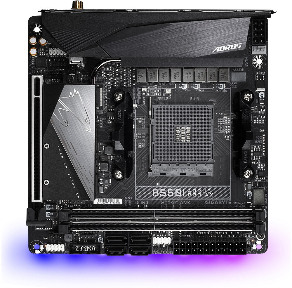 Материнська плата Gigabyte B550I AORUS PRO AX (sAM4), фото 1