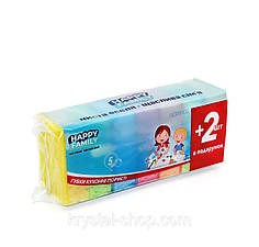 Губка кухонна пориста HAPPY FAMILY 5+2 шт