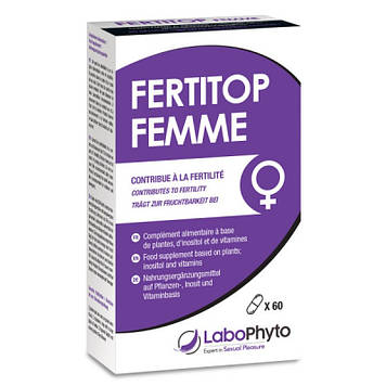 Препарат для підвищення фертильності FertiTop for women, 60 капсул Bomba💣