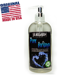 Лубрикант з антисептиком 200 ml Pure feelings Оригінал гель лубрикант для сексу мастила