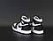Жіночі чорно-білі Кросівки Nike Air Jordan 1, фото 2