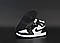 Жіночі чорно-білі Кросівки Nike Air Jordan 1, фото 4