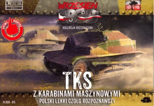 Пластикова модель 1/72 First To Fight 015 Польська танкетка ТКС з кулеметом
