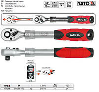 Вороток-тріщатка телескопічна L-305-445 мм 1/2" YATO YT-0299