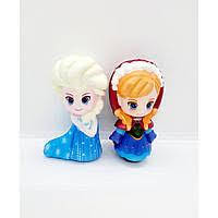 Оптом Набор игрушек антистресс Squishy сквиши Куклы Фрозен Анна и Эльза "Frozen Elsa and Anna"., сквиш куклы