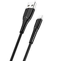 Зарядный провод шнур кабель Lightning для iphone / провод шнур лайтнинг кабель для зарядки айфона Черный