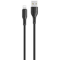 Дата кабель USAMS US-SJ500 U68 USB to Lightning (1m) Черный