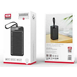 22,5W 60000mAh PowerBank Акумулятор портативний XO PR159 чорний, фото 2