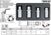 Набор головки YATO для знімання штифтів 1/2" M=21 мм 6-12 мм 4 штуки YT-0620