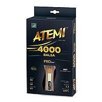 Ракетка для настольного тенниса 4000 PRO Balsa ECO-Line Atemi A4000PL, Land of Toys