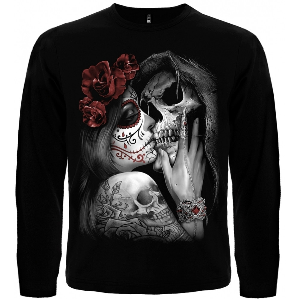 Футболка з довгим рукавом Muerte (Kiss of Death), Розмір M, фото 1