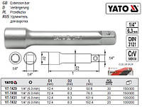 Удлинитель YATO Польша M=1/4"(6,3) L=152 YT-1432