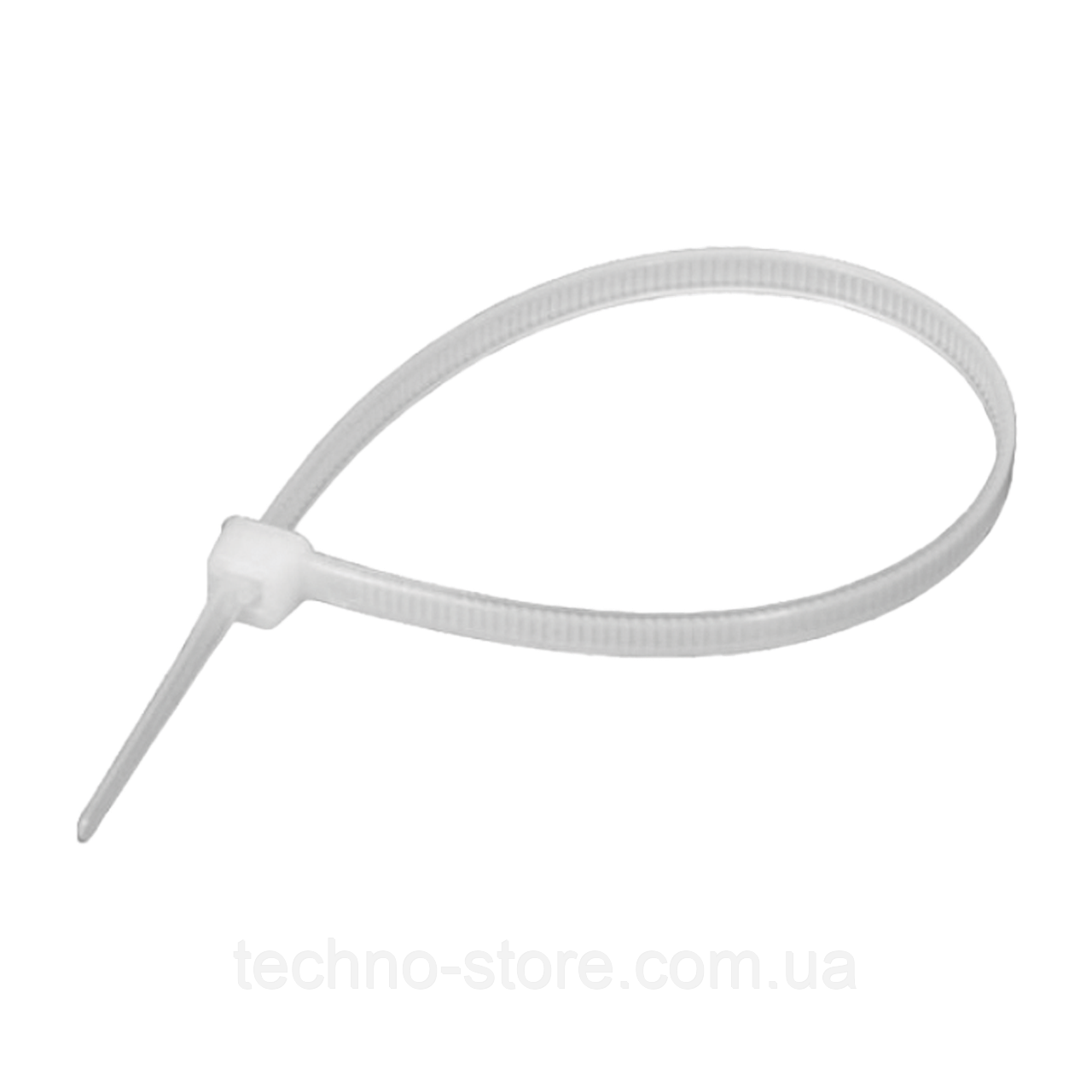 Стяжка кабельна нейлонова 2,5х100 (50 шт) White