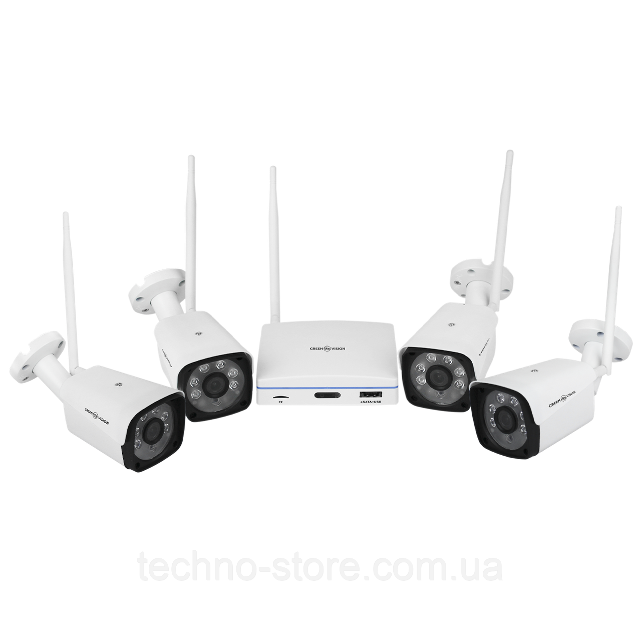 Комплект відеоспостереження GV-IP-K-W58/04 3MP