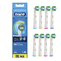 Oral-b Precision Clean EB20 змінні насадки (8 шт.) насадка орабі на електрощітку Braun сімейне паковання XXL