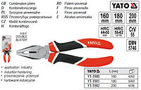 Плоскогубці YATO універсальні l=160 мм CrV YT-1940