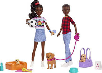 УЦІНКА (Прим'ята коробка) Ігровий набір Барбі It Takes Two Doll Twins Playset HDF76
