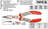 Щипці YATO тонкі гнуті l=160 мм YT-2026